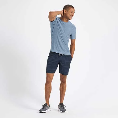 Vuori Strato Tech Tee - Cloud Heather Apparel 5 Vuori Strato Tech Tee - Cloud Heather Apparel