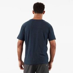 Vuori Apparel Men's Strato Tech Tee - Navy Heather 5 Vuori Apparel Men's Strato Tech Tee - Navy Heather