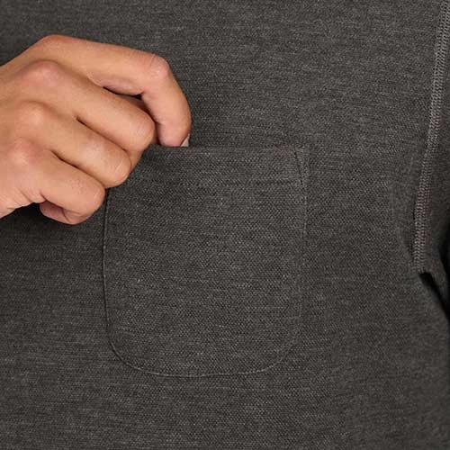 Vuori Tops Men's Jeffreys Pullover - Oregano Heather 5 Vuori Tops Men's Jeffreys Pullover - Oregano Heather