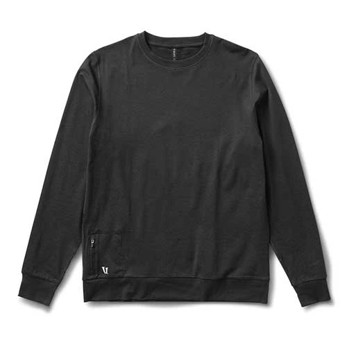 Vuori Apparel Ponto Performance Crew - Black Heather 1 Vuori Apparel Ponto Performance Crew - Black Heather