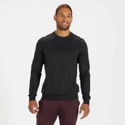 Vuori Apparel Ponto Performance Crew - Black Heather