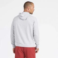 Vuori Men's Ponto Performance 1/2 Zip Hoodie - Platinum Heather 9 Vuori Men's Ponto Performance 1/2 Zip Hoodie - Platinum Heather