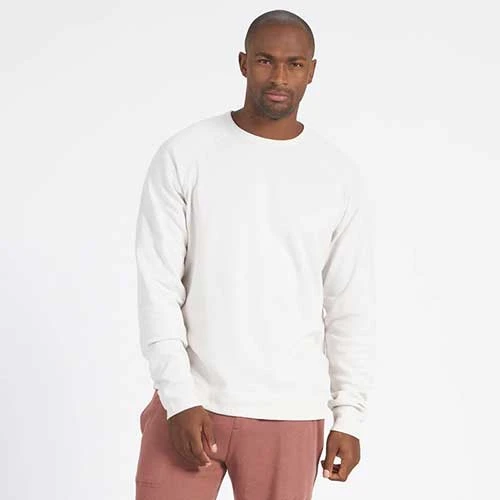 Vuori Men's Vital Crew Top - Salt 2 Vuori Men's Vital Crew Top - Salt