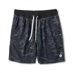 Vuori Men's Kore Short - Black Watercolor Camo Apparel
