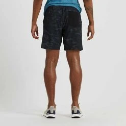 Vuori Men's Kore Short - Black Watercolor Camo Apparel