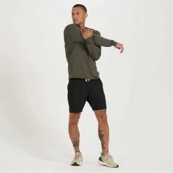 Vuori Apparel Men's Ponto Short - Black Heather