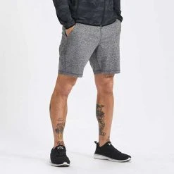 Vuori Apparel Men's Ponto Short - Heather Grey