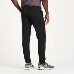 Vuori Apparel Men's Ponto Performance Pant - Black Heather 8 Vuori Apparel Men's Ponto Performance Pant - Black Heather