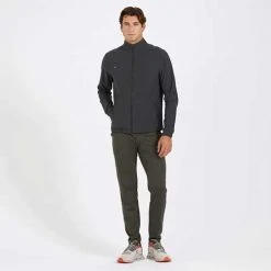 Vuori Men's Venture Track Jacket - Black Linen Texture Apparel 8 Vuori Men's Venture Track Jacket - Black Linen Texture Apparel