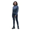 Indyeva Tops Women's Veton Pullover Sweater- Space/Black Color Block