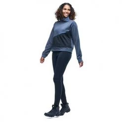 Indyeva Tops Women's Veton Pullover Sweater- Space/Black Color Block