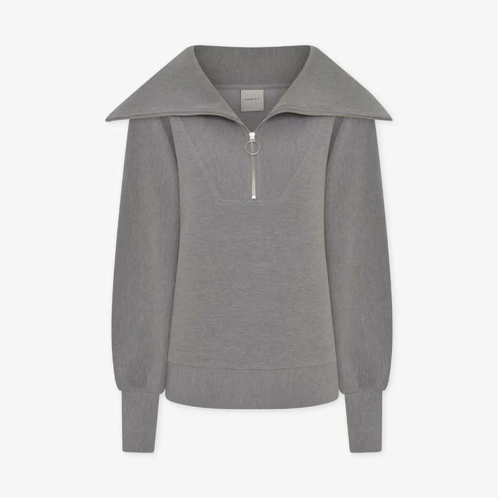 Varley Women's Vine Pullover- Grey Marl 1 Varley Women's Vine Pullover- Grey Marl