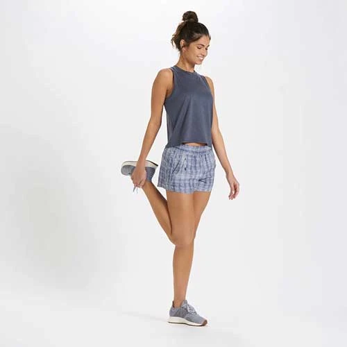 Vuori Tops Women's Energy Top - Azure Heather 5 Vuori Tops Women's Energy Top - Azure Heather