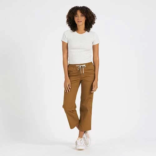 Vuori Women's Mudra Fitted Tee - White Heather Tops 2 Vuori Women's Mudra Fitted Tee - White Heather Tops