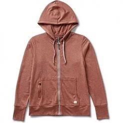 Vuori Women's Halo Performance Hoodie - Cinnamon Heather Tops