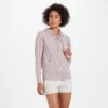 Vuori Women's Halo Performance Hoodie - Dusk Heather Tops