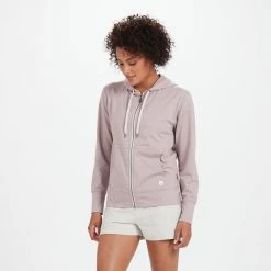 Vuori Women's Halo Performance Hoodie - Dusk Heather Tops