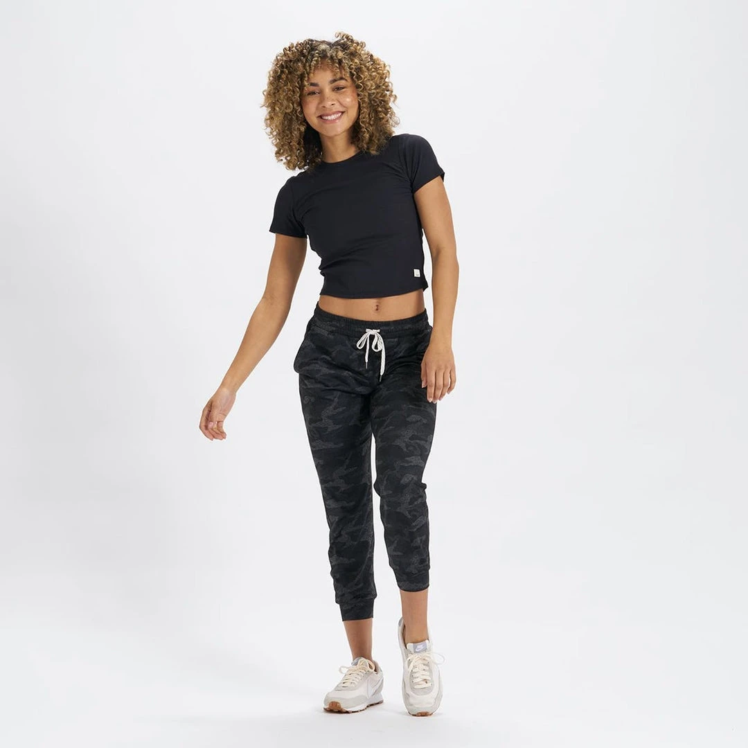 Vuori Bottoms Women's Performance Jogger - Black Camo 4 Vuori Bottoms Women's Performance Jogger - Black Camo