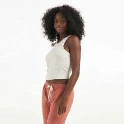 Vuori Women's Mudra Plyo Tank Top - White Heather Grey