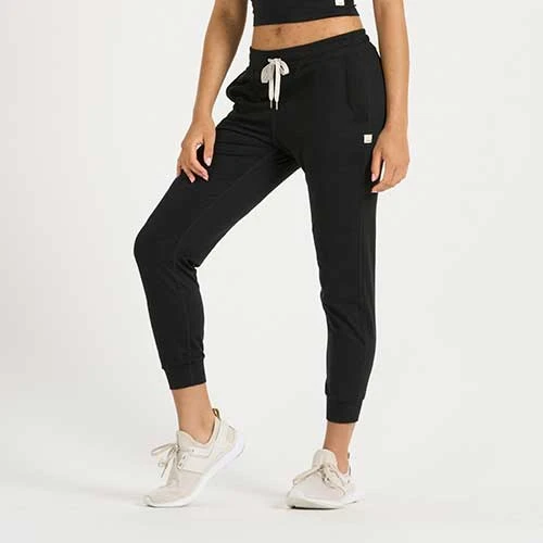 Vuori Women's Performance Jogger - Heather Black 1 Vuori Women's Performance Jogger - Heather Black