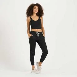 Vuori Women's Performance Jogger - Heather Black