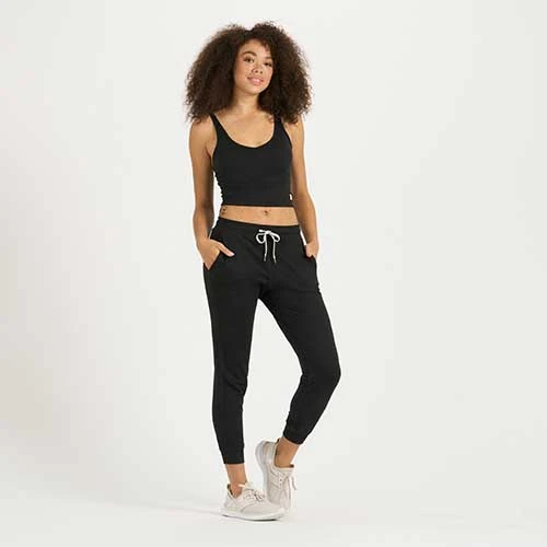 Vuori Women's Performance Jogger - Heather Black 2 Vuori Women's Performance Jogger - Heather Black