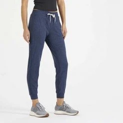 Vuori Women's Performance Jogger - Navy Heather Bottoms