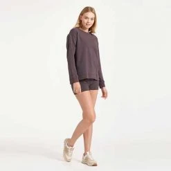 Vuori Women's Laguna Oversized Crew - Quartz