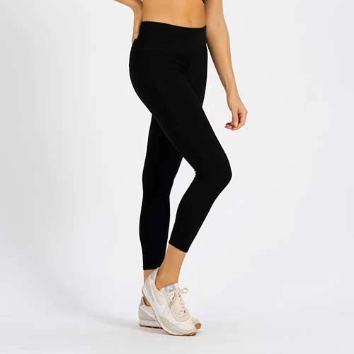 Vuori Bottoms Women's Stride Legging - Black 1 Vuori Bottoms Women's Stride Legging - Black