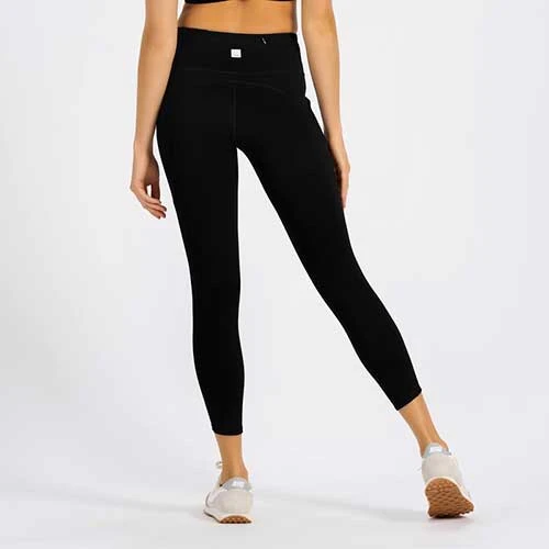 Vuori Bottoms Women's Stride Legging - Black 2 Vuori Bottoms Women's Stride Legging - Black