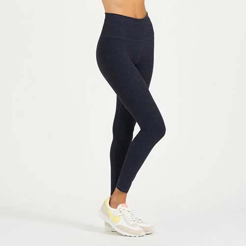Vuori Women's Clean Elevation Legging - Midnight Heather 2 Vuori Women's Clean Elevation Legging - Midnight Heather