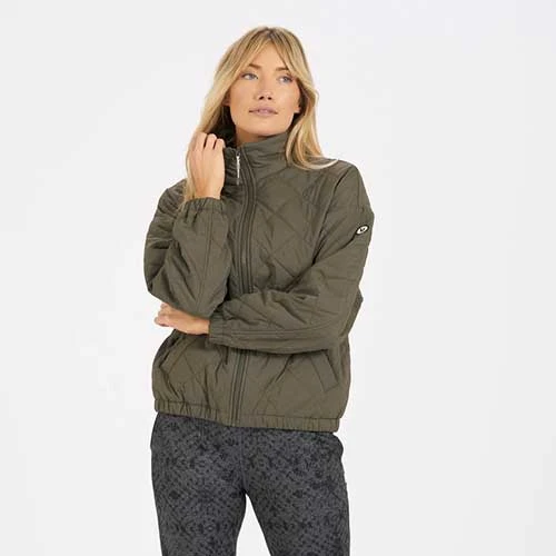 Vuori Jackets & Vests Women's Echo Insulated Bomber - Oregano 2 Vuori Jackets & Vests Women's Echo Insulated Bomber - Oregano