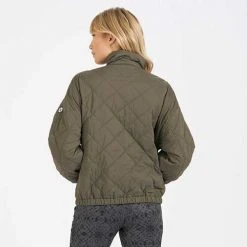 Vuori Jackets & Vests Women's Echo Insulated Bomber - Oregano 9 Vuori Jackets & Vests Women's Echo Insulated Bomber - Oregano