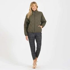 Vuori Jackets & Vests Women's Echo Insulated Bomber - Oregano 8 Vuori Jackets & Vests Women's Echo Insulated Bomber - Oregano