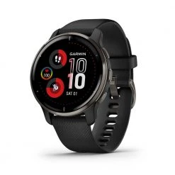 Garmin Venu 2 Plus Watch - Black/Slate Run