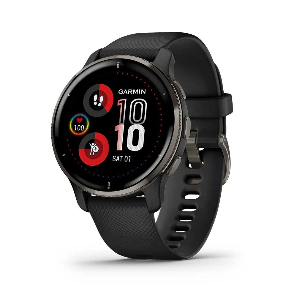 Garmin Venu 2 Plus Watch - Black/Slate Run 1 Garmin Venu 2 Plus Watch - Black/Slate Run