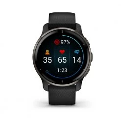 Garmin Venu 2 Plus Watch - Black/Slate Run