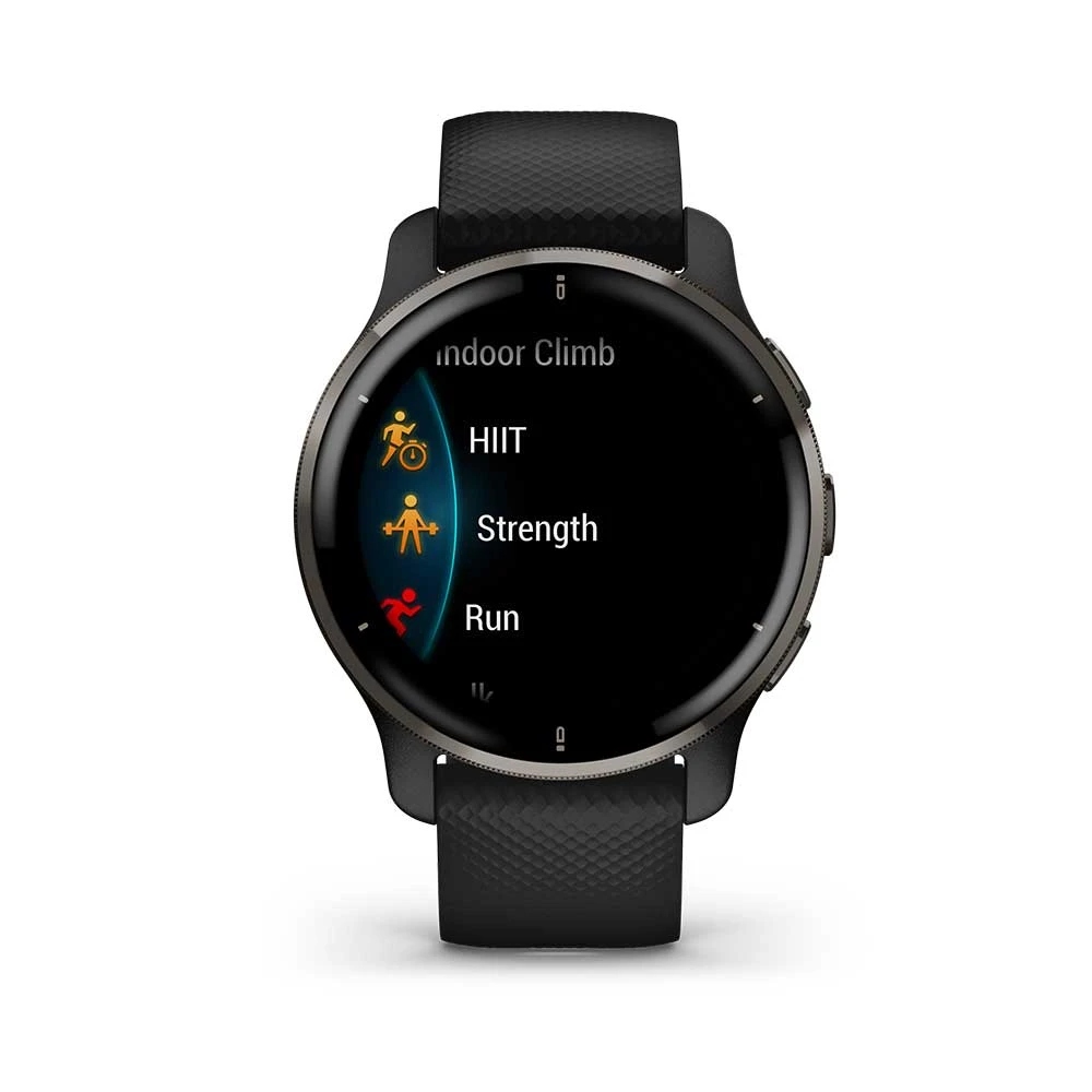 Garmin Venu 2 Plus Watch - Black/Slate Run 3 Garmin Venu 2 Plus Watch - Black/Slate Run