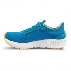 TOPO Athletic Women's Cyclone Running Shoe - Sky/Gold - Regular (B) Shoes
