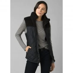 Prana Women's Esla Vest - Black Jackets & Vests