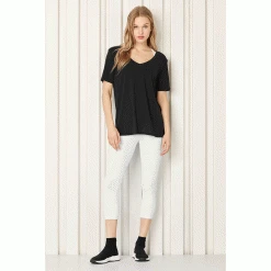 Alo Yoga Women's Motion Short Sleeve Tee - Black Tops 9 Alo Yoga Women's Motion Short Sleeve Tee - Black Tops