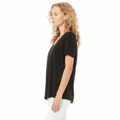 Alo Yoga Women's Motion Short Sleeve Tee - Black Tops