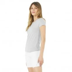 Alo Yoga Women's Alosoft Finesse Tee - Athletic Heather Grey Tops