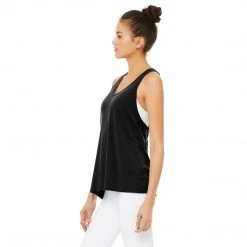 Alo Yoga Women's Motion Tank Top - Black Tops