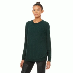 Alo Yoga Women's Soho Pullover Sweatshirt - Black