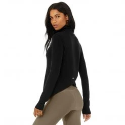 Alo Yoga Tops Women's Embrace Long Sleeve Top - Black 8 Alo Yoga Tops Women's Embrace Long Sleeve Top - Black