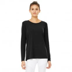 Alo Yoga Women's Motion Long Sleeve - Black Tops