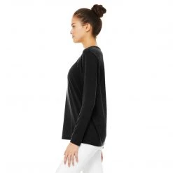 Alo Yoga Women's Motion Long Sleeve - Black Tops
