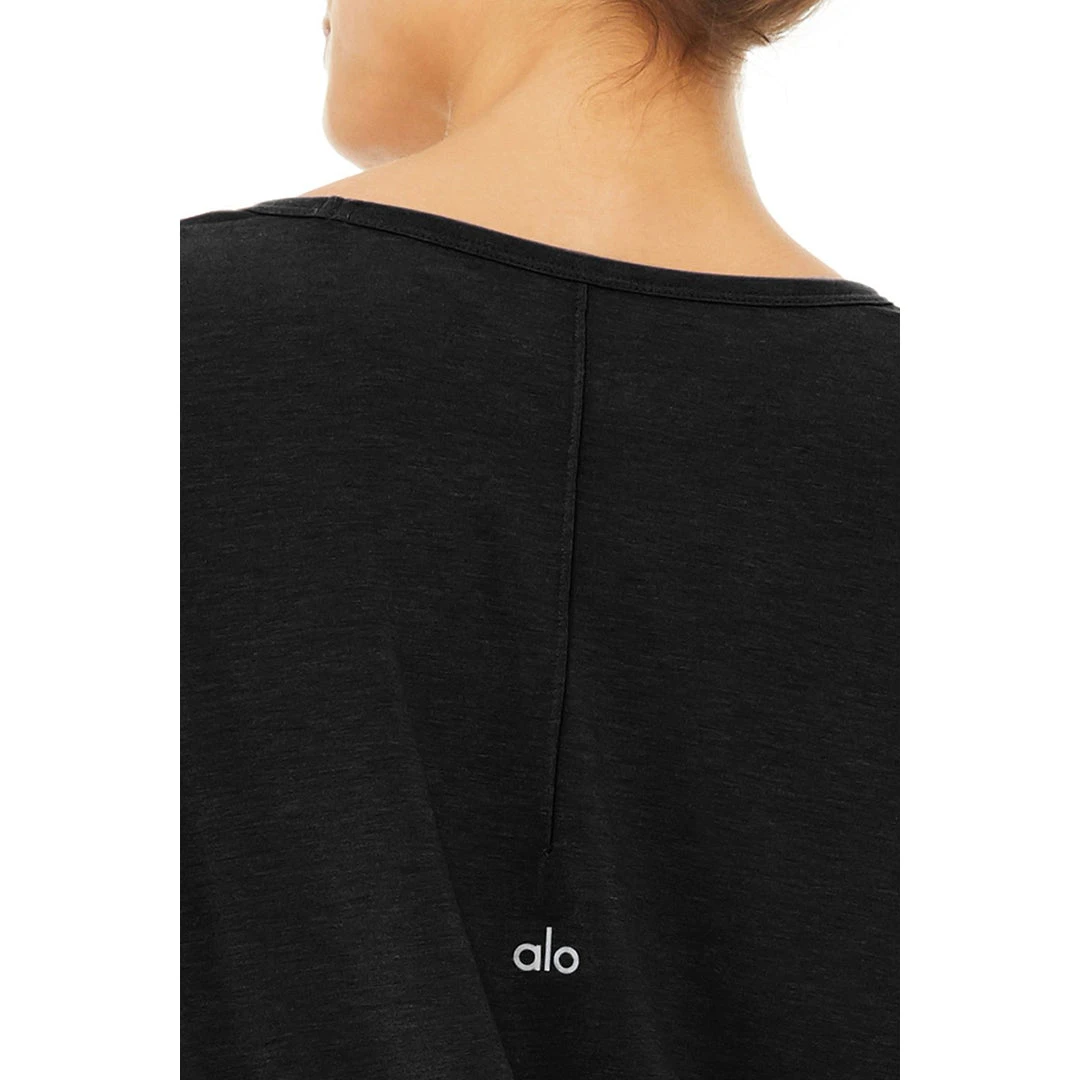 Alo Yoga Women's Motion Long Sleeve - Black Tops 4 Alo Yoga Women's Motion Long Sleeve - Black Tops