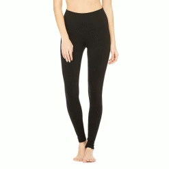 Alo Yoga Bottoms Women's High-Waist Airbrush Legging - Black